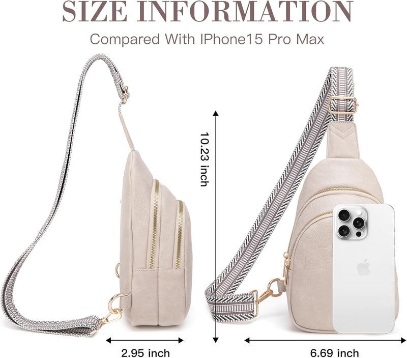 Viverte Crossbody Bags for Women Initial Sling Bag Cross Body Fanny Packs Personalized Gifts for Mom Women Wife - Image 4
